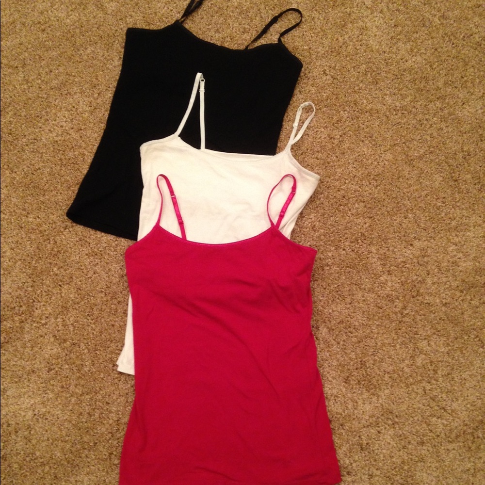 Three pairs of camisoles